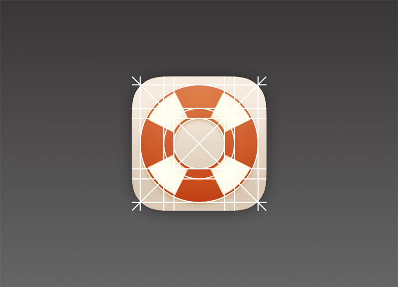 Life Raft Icon made in Sketch - Freebie Supply