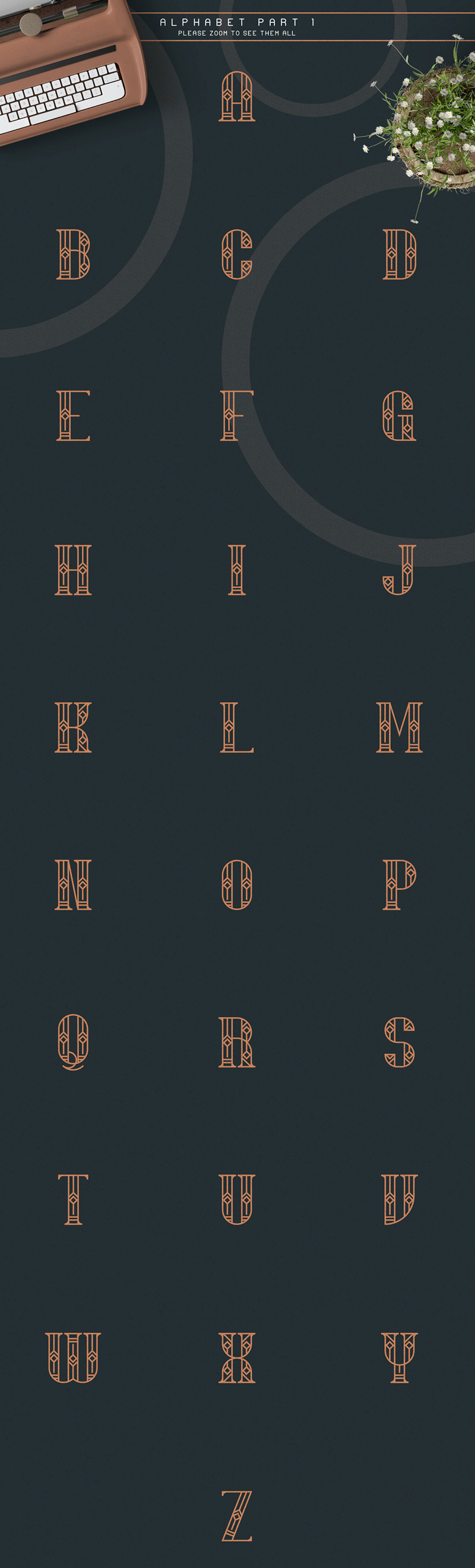 Luxe Creation Font Kit Preview 1