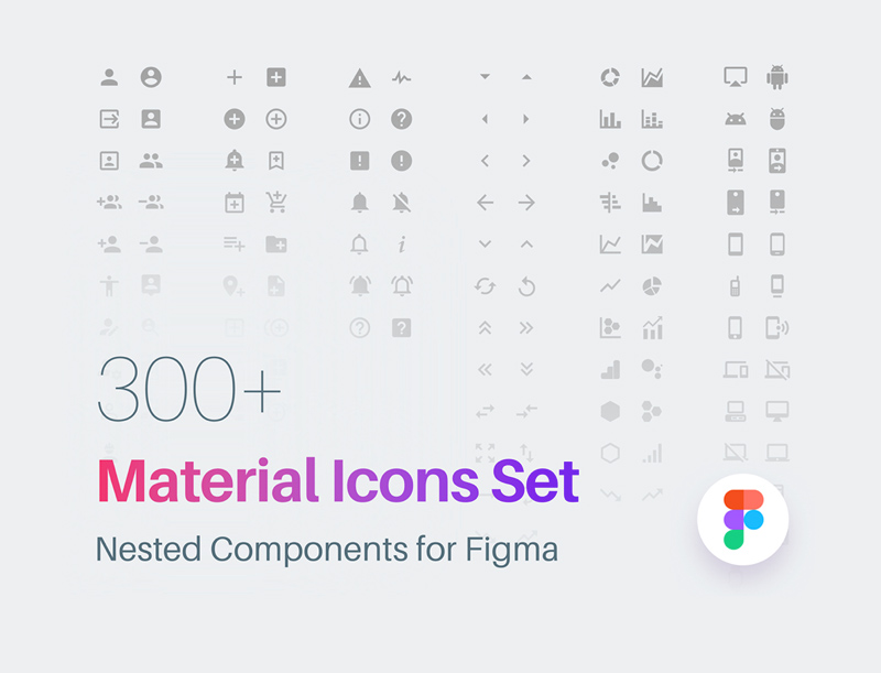 Material Icons Pack For Figma Preview 1