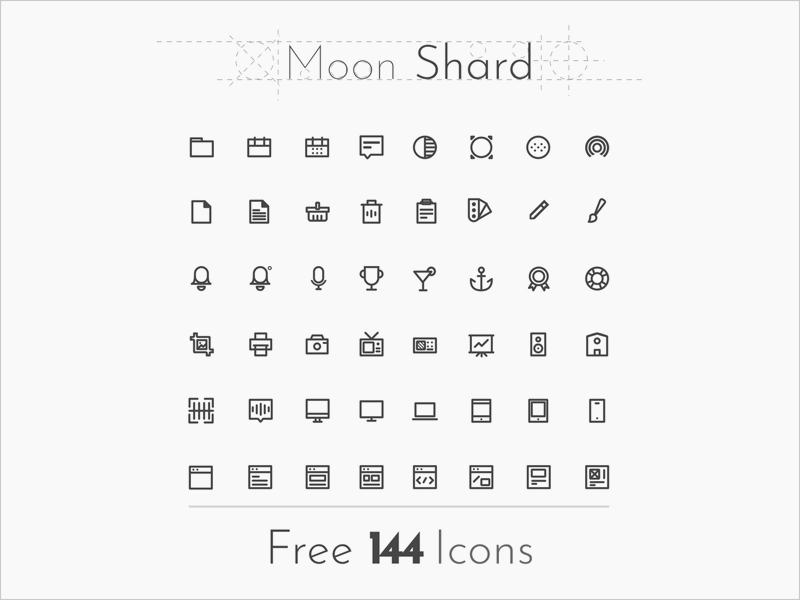 144 Outline Icons