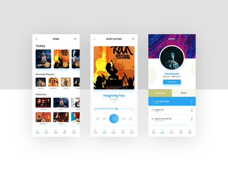 Music App Concept