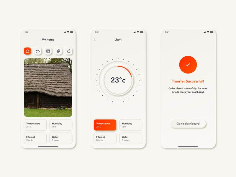 Neumorphic UI Kit for Sketch