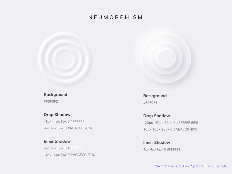 Neumorphism Examples - Sketch Resource