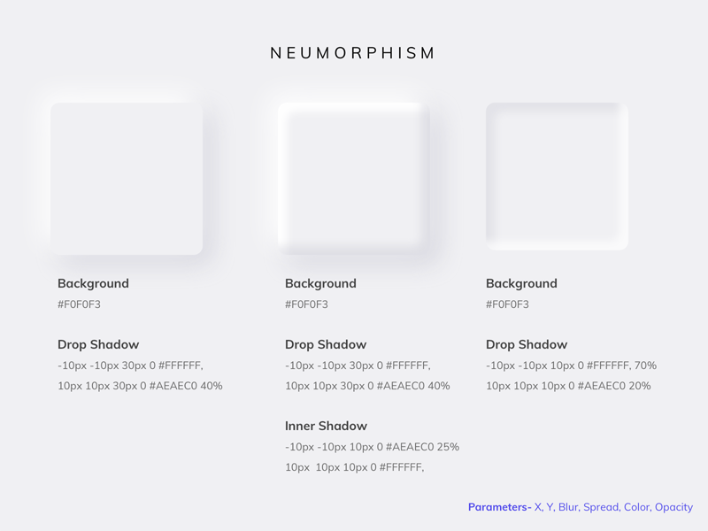 Neumorphism Examples - Sketch Resource