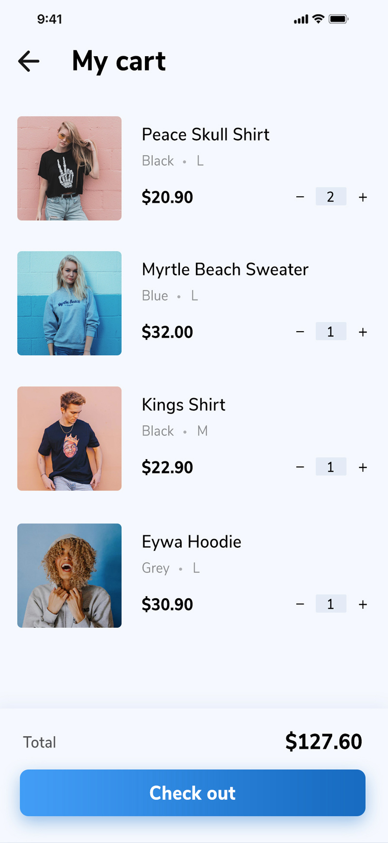 Online Shopping Mobile App UI - Free Resource
