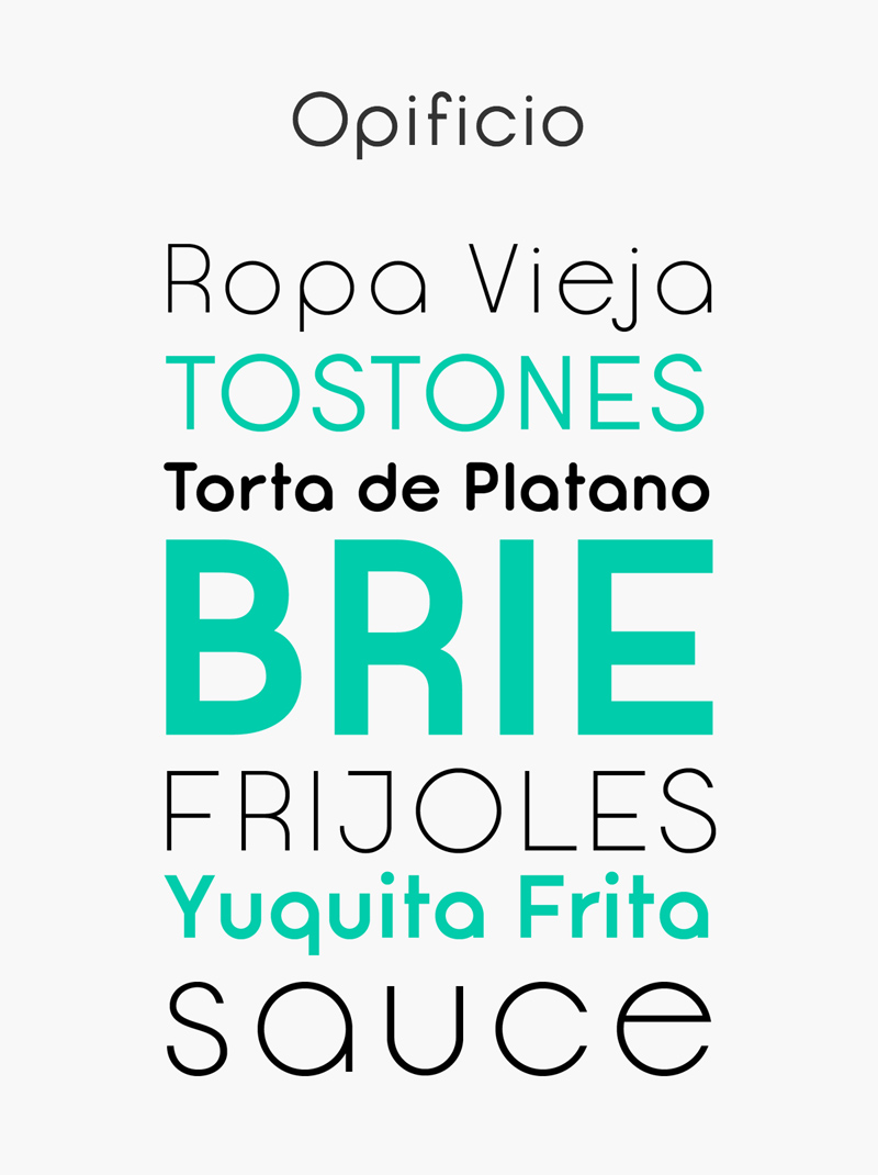 Opificio Free Geometric Font Sample