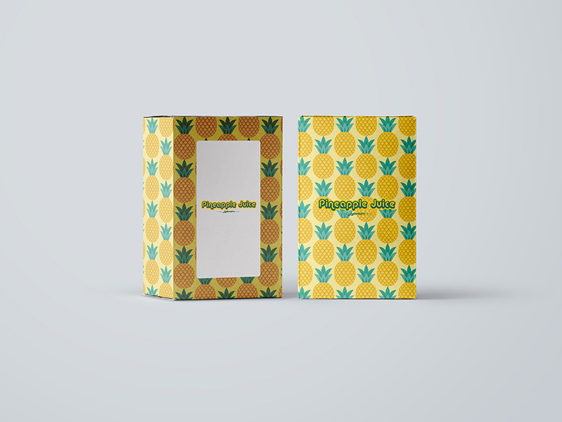 Packaging Box And Cup Mockup - PSD Freebie