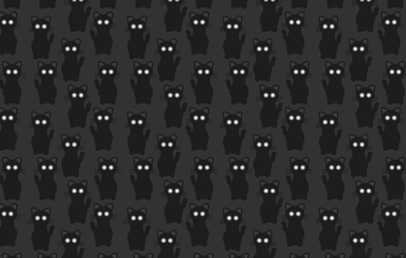 Cat Vector Pattern