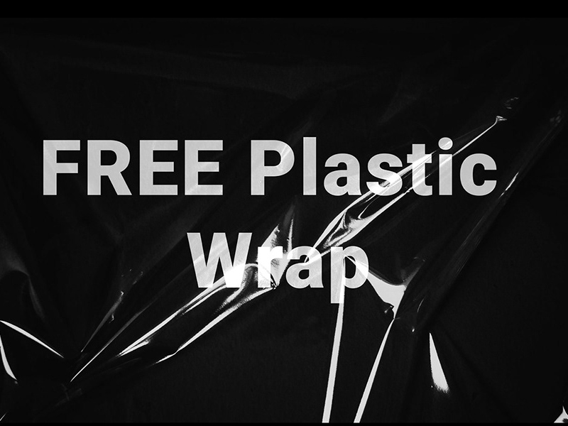 Plastic Wrap Mockup - Free Resource