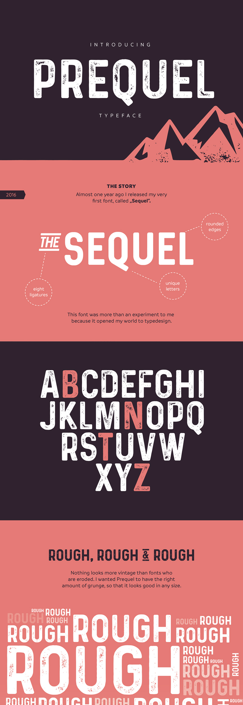 Prequel - The Vintage Remake of Sequel Typeface