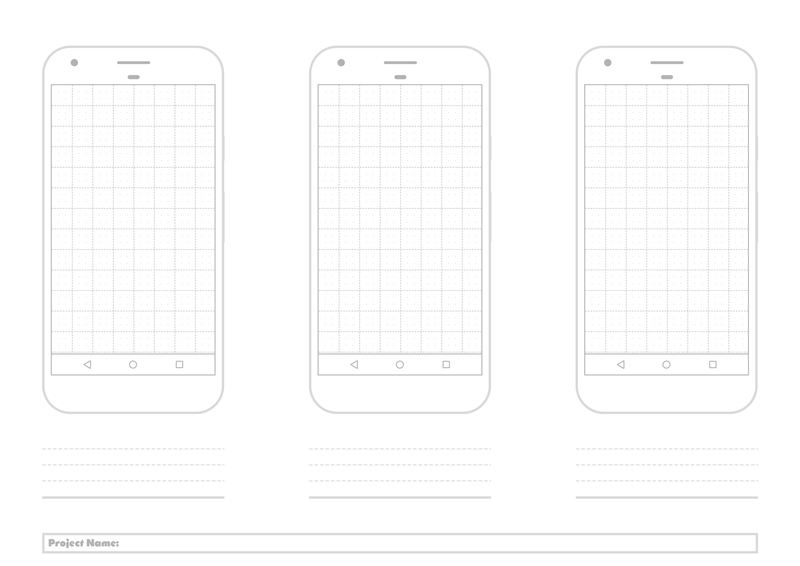 printable google nexus pixel grid template free psd freebie supply