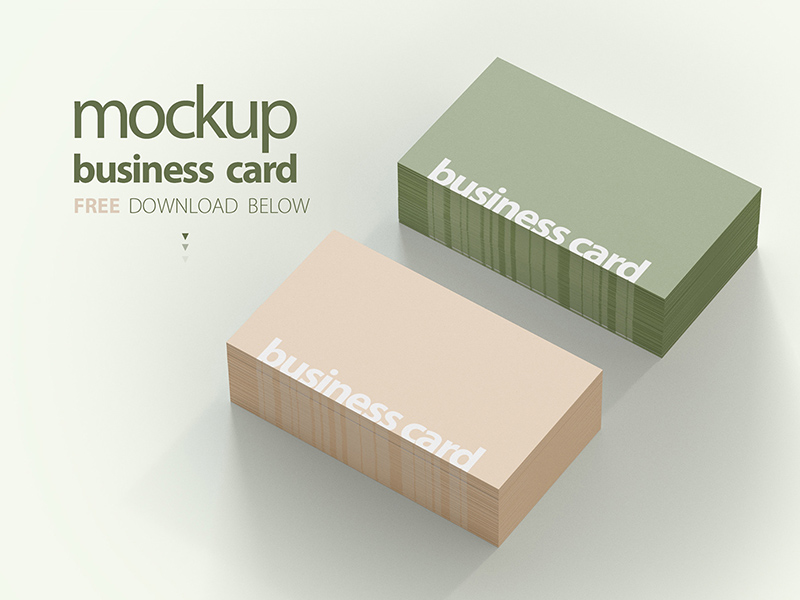 Professional Business Card Mockups by Vladimir Radetzki