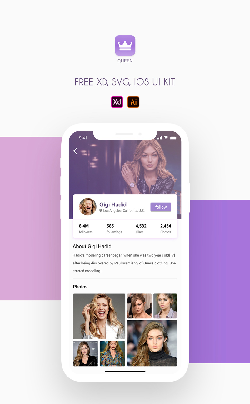 XD UI Kit - Queen