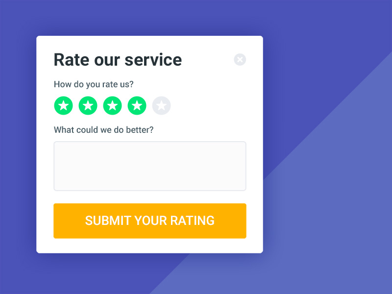 Rating Box PSD