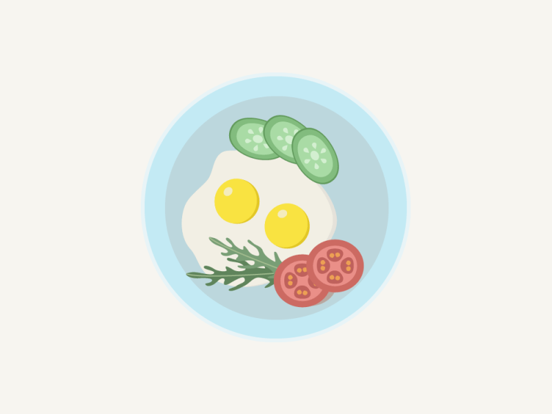 Salad Vector Illustration