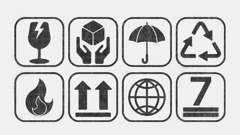 Shipping Label Icons