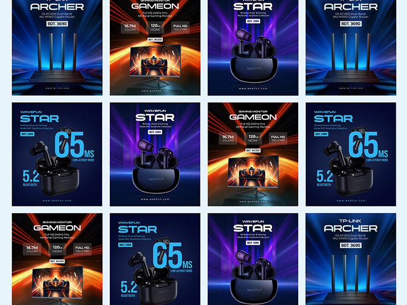 Gadgets Ad Templates