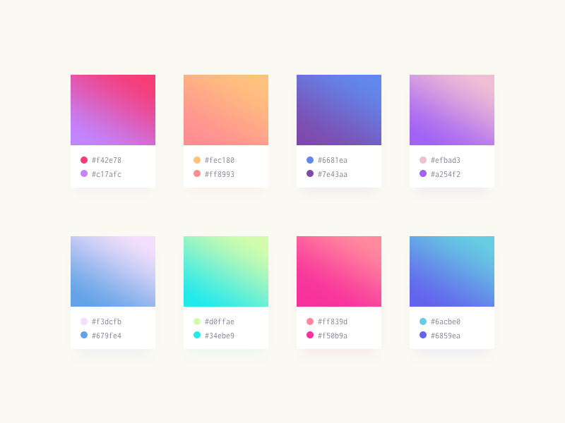Free Soft Gradients Set for Sketch