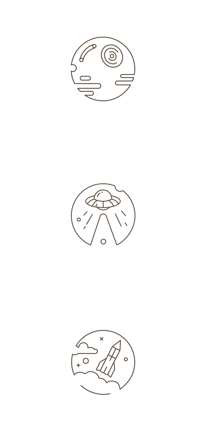 Space Icon Set Preview 4