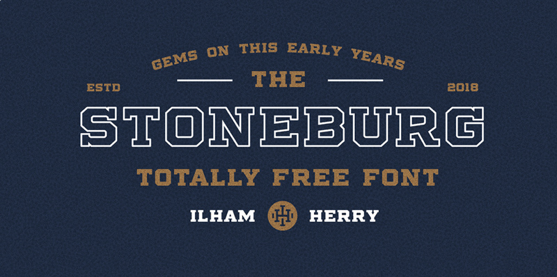 Stoneburg Font Preview 1
