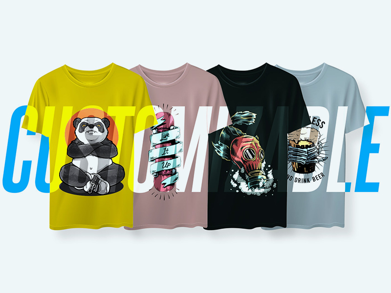 T-Shirt PSD Mockup - Freebie Supply