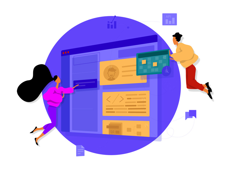 Team Work Illustration