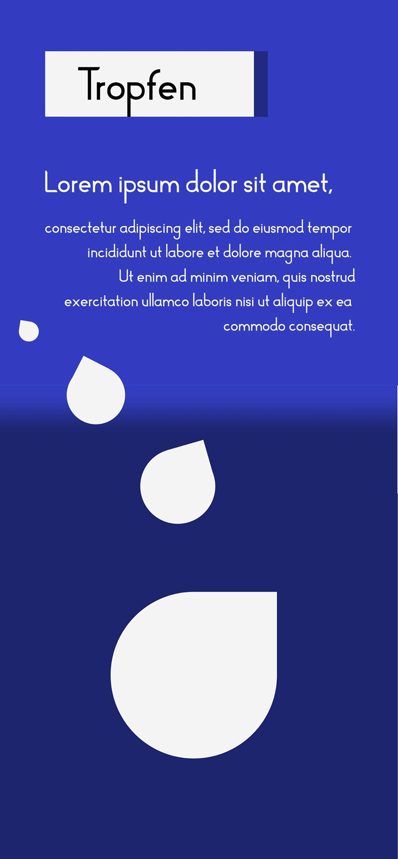 The Typeface Tropfen Font Preview 1