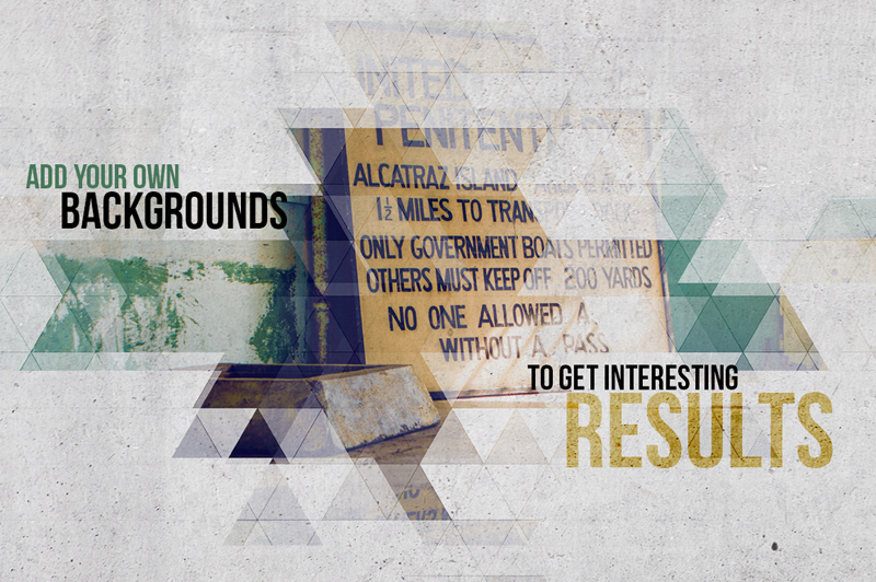 Triangular Photoshop Masks - Free Resource