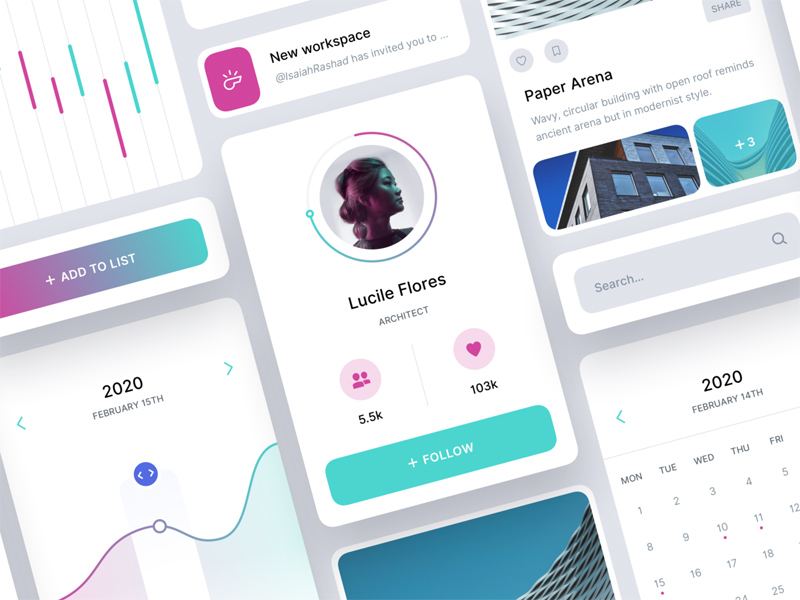 UI Kit Components - Sketch Freebie