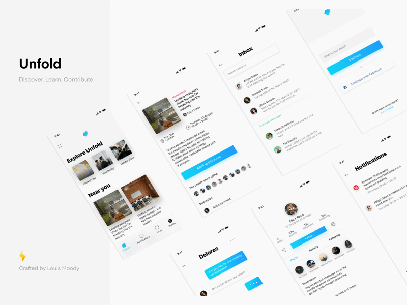 Unfold - App UI Kit