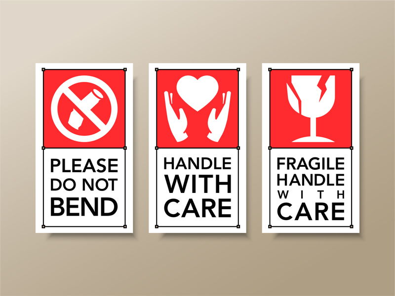 Vector Shipping Labels