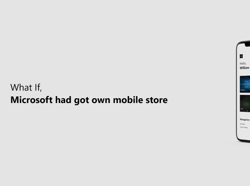 Microsoft Mobile Store Concept