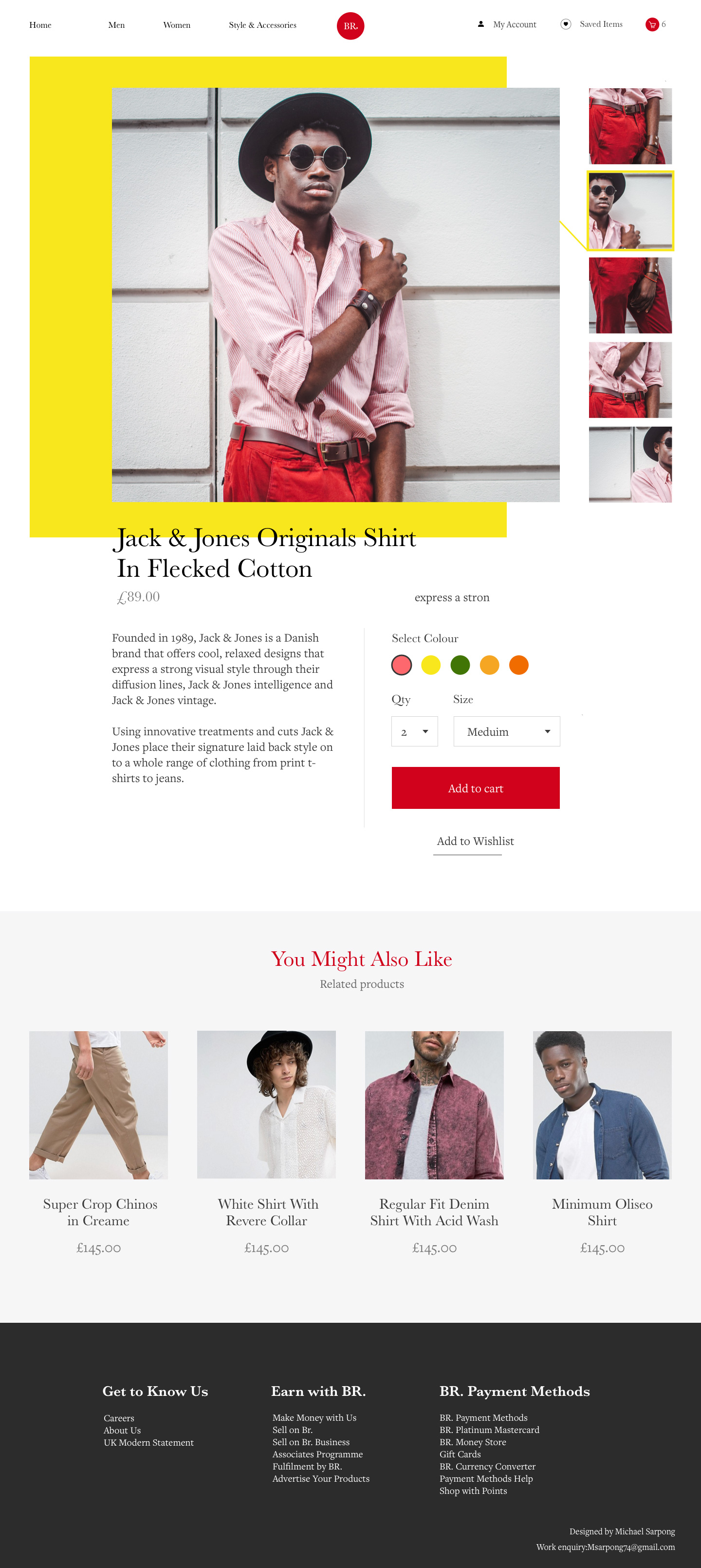 E-Commerce / Blog Template - Freebie Supply