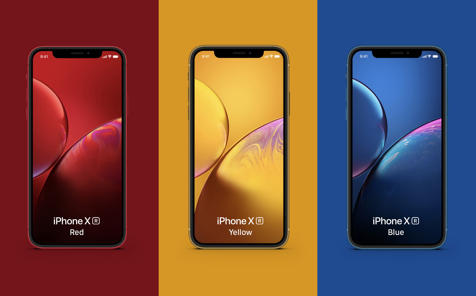 Free iPhone XR Mockup Full Color Freebie Supply
