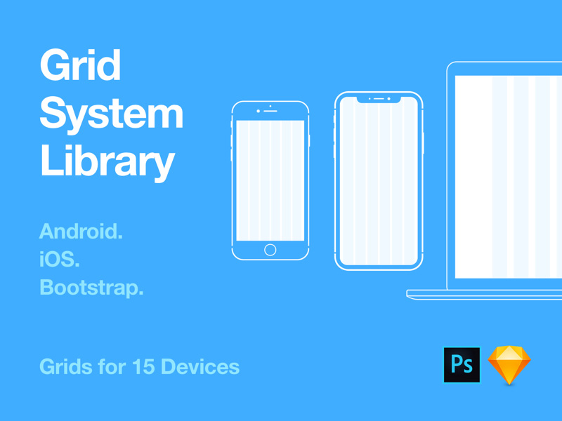 Grid System Library for Sketch - Freebie Supply