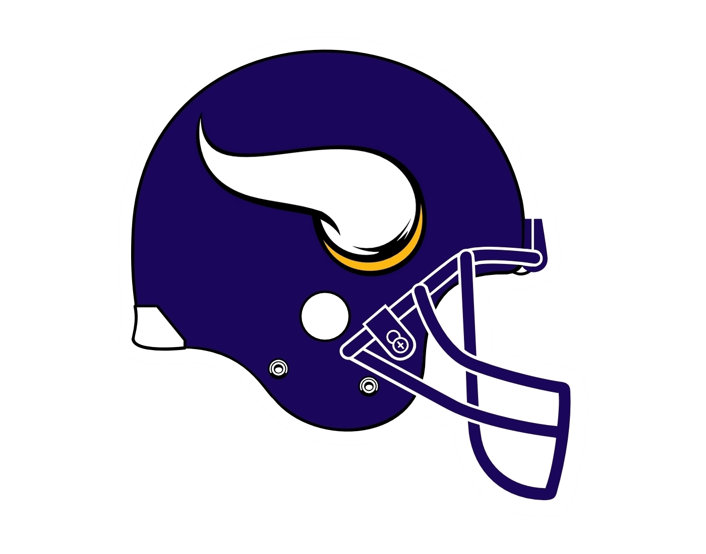 Concept 11 Vikings Helmet Logo Paling Update 