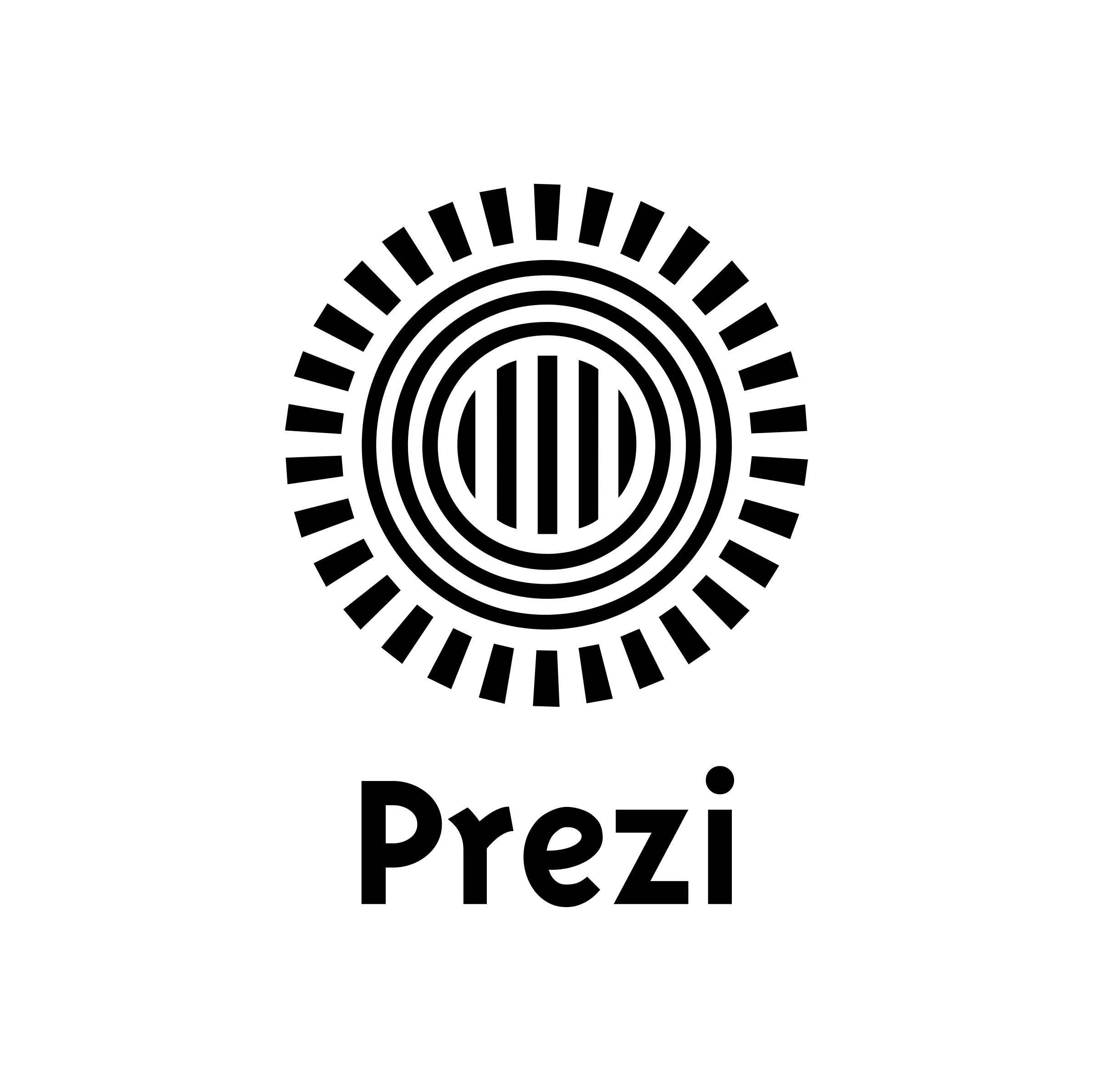 Prezi Logo Black