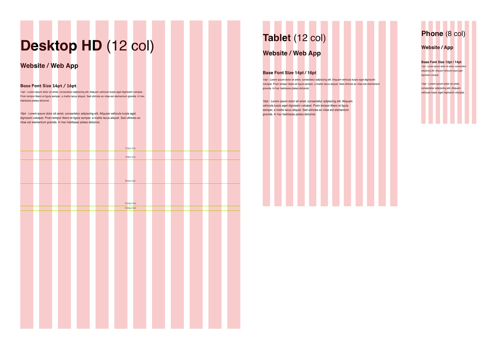 Responsive Grid Template for Sketch - Freebie Supply