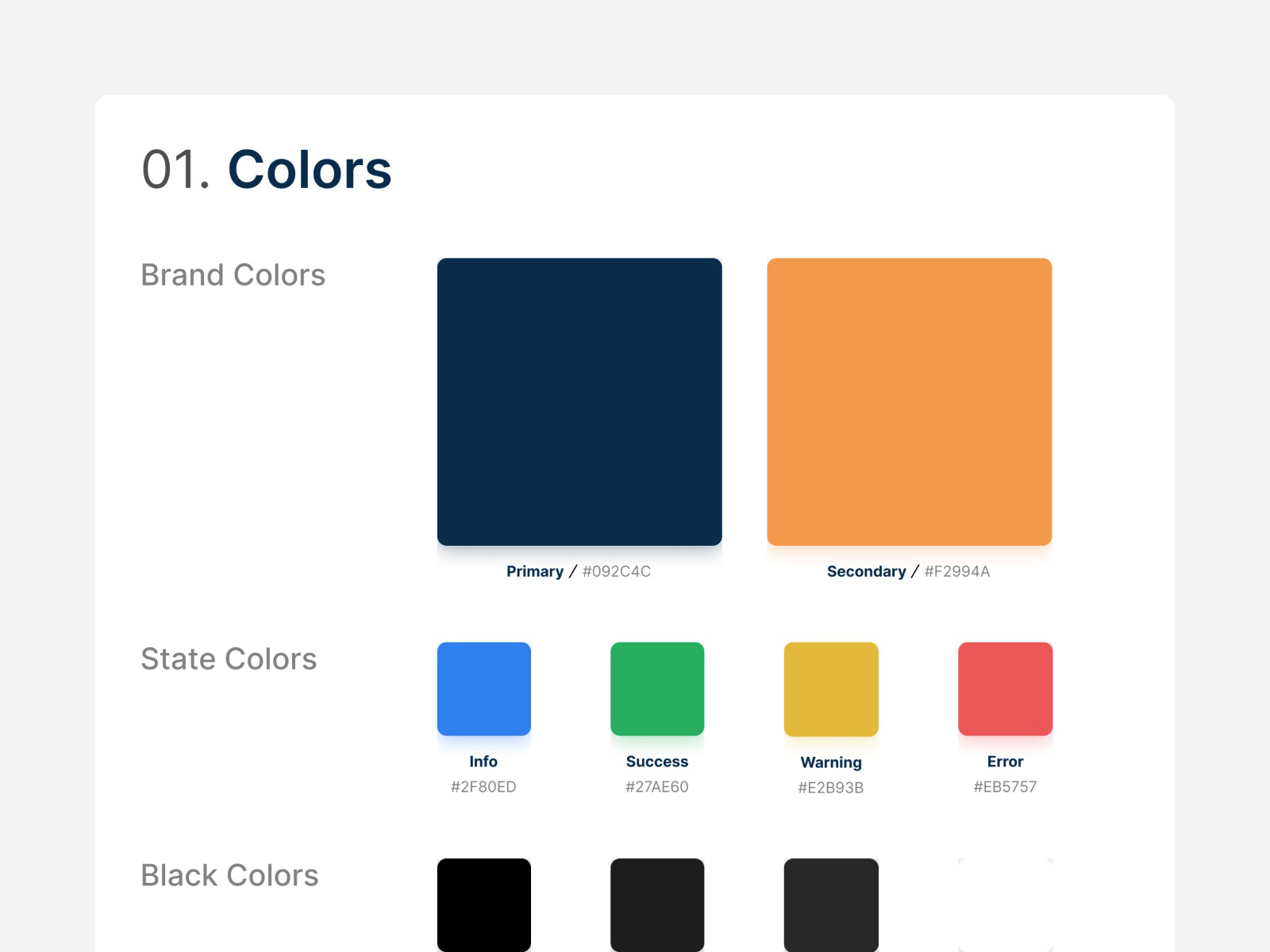 UI Style Guide Template - Freebie Supply