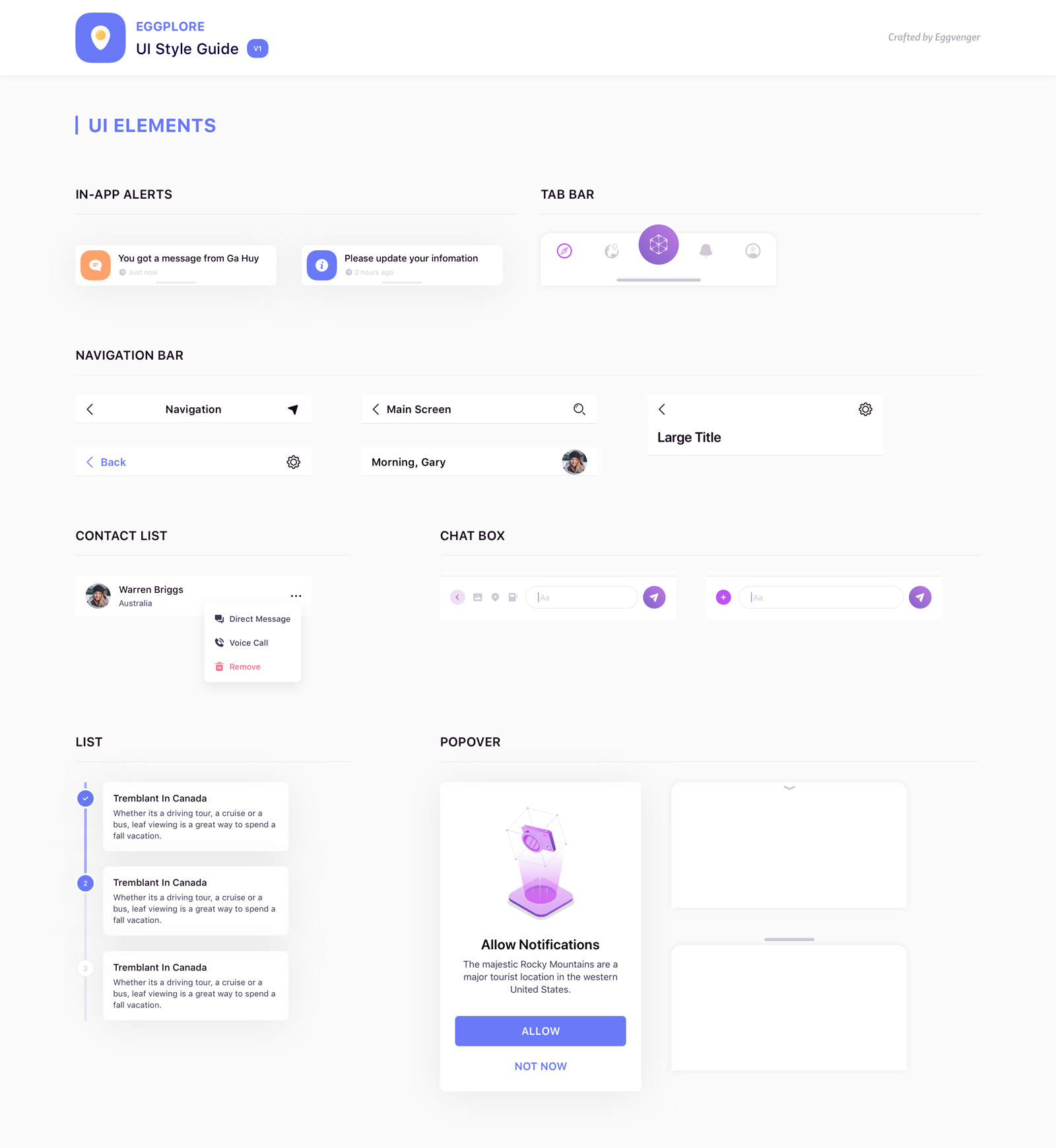 UI Styleguide - Freebie Supply