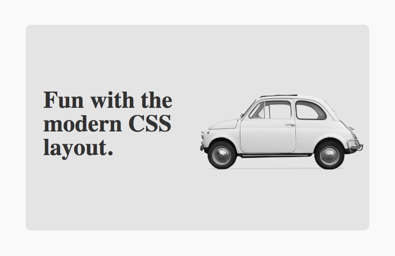 Welcome Screen Using Flexbox and Viewport Units