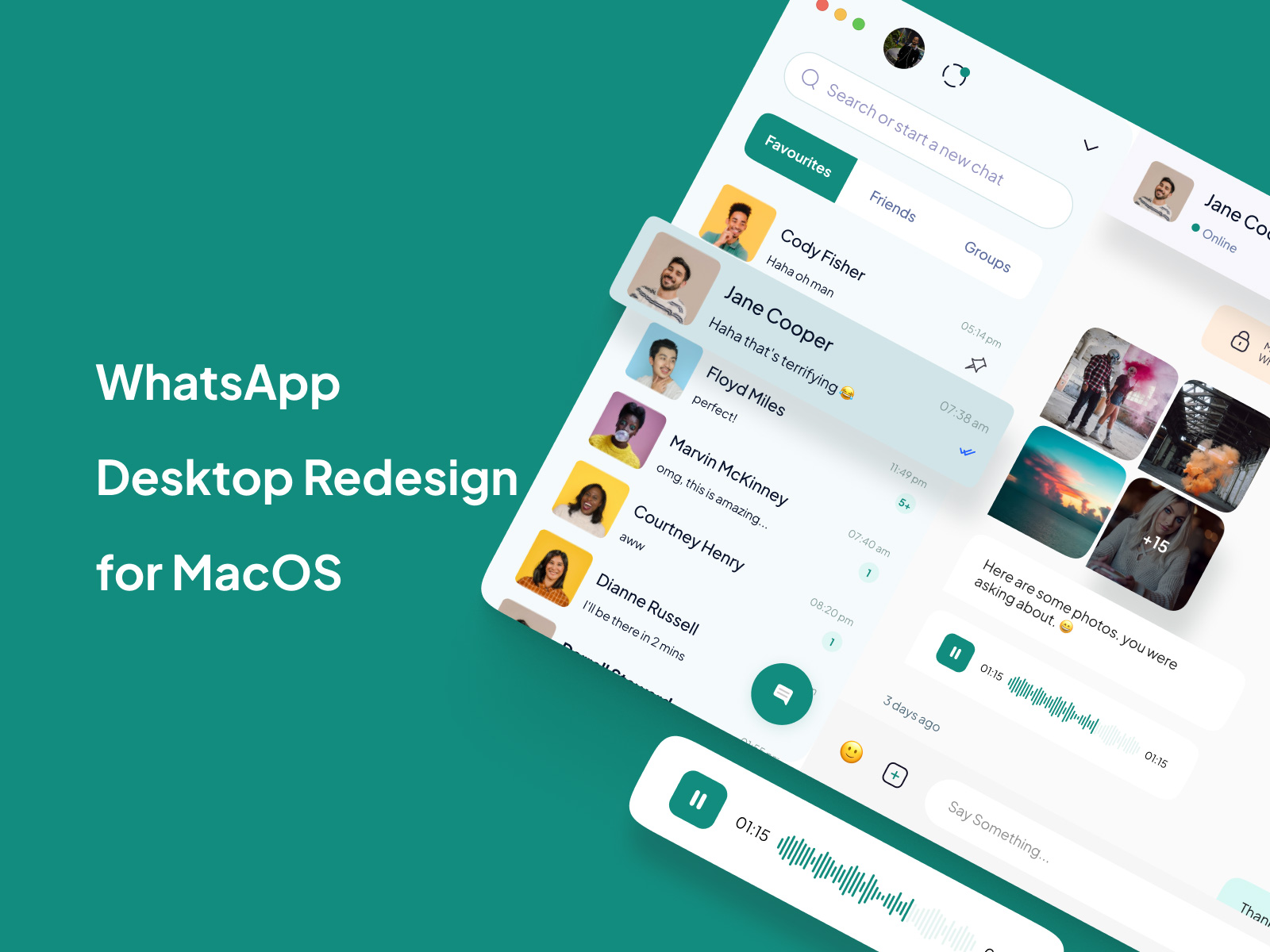 WhatsApp for macOS Redesign - Freebie Supply