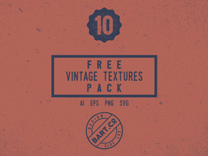 10 Vintage Textures for Illustrator