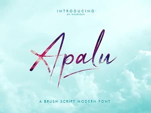 Apalu Font – Marker Brush Script