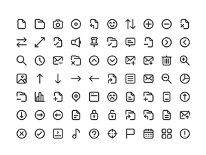 100 Essential Icons For Adobe XD Designers