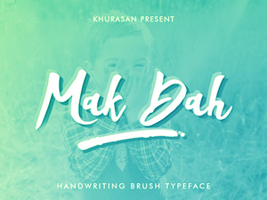 Mak Dah Brush Script Font