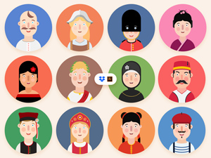 Avatars for Various Nationalities