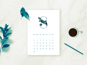 2018 Botanical Calendar by Chloe Mignard