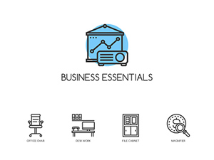 32 Business Essentials Icons