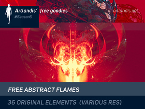 36 Generative Abstract Flames – Free Resource